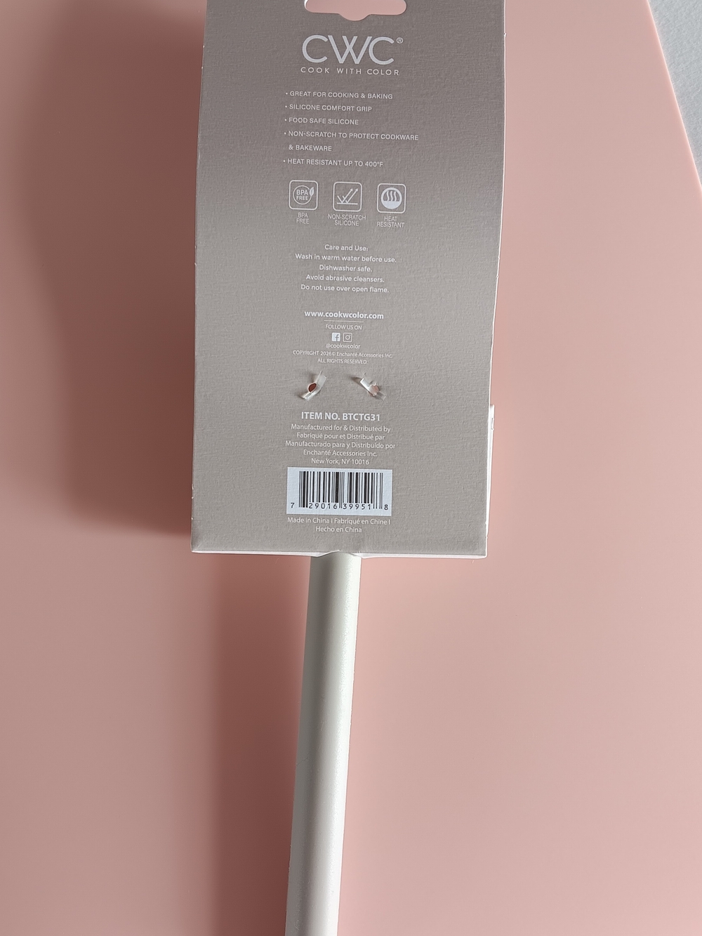 CWC Cook With Color Spoon Beige NWT - Picture 3 of 5